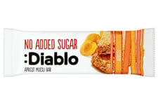 Diablo Sugar Free Apricot Muesli Bar 30g-5 Pack