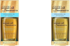 Ogx Argan Oil of Morocco Penetrating Hair Oil for All Hair Types, 100 Ml (Pack o