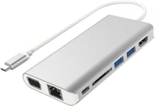 Premiumcord 7-I-1 Usb-C-Stasjon/Replikator (Ku31dock08)