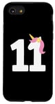 Coque pour iPhone SE (2020) / 7 / 8 Licorne pour 11e anniversaire pour enfants, filles, tout-petits, femmes, hommes