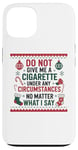 iPhone 13 Funny Christmas Holiday Quitting Bad Habits Design Case