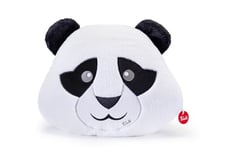 Trudi Coussin Panda oreillers décoratifs en Peluche d'ameublement d'animaux, Cadeau d'anniversaire | 35x37x9cm Taille M Pillows | modèle 28096