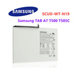 Batterie Samsung SCUD WT-N19 Pour Samsung TAB A7 2020 10.4 T500 / T505C 