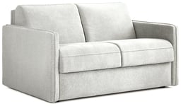 Jay-Be Slim Fabric 2 Seater Sofa Bed - Light Grey