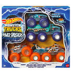 Hot Wheels - Monster Truck 1:64 Power Smashers Trucks & Big Rigs Multipack Toys