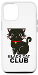 Coque pour iPhone 15 Pro Black Cat Club