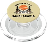 Outdoorsy Vibes Arabie Saoudite Voyage Vacances PopSockets PopGrip pour MagSafe