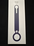 Apple Airtag Leather Loop - Deep Navy * Genuine BNIB