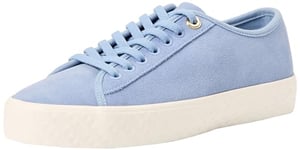 BOSS Women's AidenLM_Tenn_sd Sneaker, Light/Pastel Blue450, 10 UK