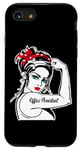 iPhone SE (2020) / 7 / 8 Female Office Assistant Rosie The Riveter Pin Up Girl Office Case