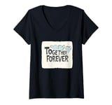 Womens Together Forever Outfit for Boys and Girls V-Neck T-Shirt