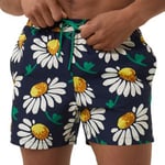 Björn Borg Badbyxor Sylvester Swim Shorts Blå m blommor polyester Small Herr