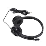 Wired Headphone 3.5mm Plug Omnidirectional Wired Headset With Rotatable Mic For