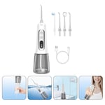 9 Mode LCD Cordless Water Flosser Dental Oral Irrigator Teeth Cleaner 4 Jet Tips