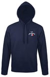 Supportershop France Champions 2 étoiles Sweat Capuche Mixte Adulte, Bleu (Marine), XL