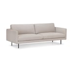 Adea Basel soffa 220 cm Siru 94 beige-svarta ben