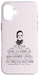 iPhone 16 Plus Ruth Bader Ginsburg THE DECISION TO HAVE A CHILD RBG Meme Case