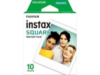 Fujifilm Instax Square - Vit - 86 X 72 Mm 10 Ark Fotopapper - För Instax Square Sq6