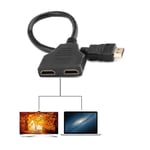 1080P Port HDMI mâle à 2 femelle 1 In 2 Out Splitter câble adaptateur convertisseur