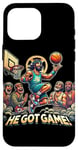 Coque pour iPhone 16 Pro Max Ballin with the Messiah Rejoignez la communauté Jesus Basketball