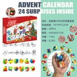 2022 jul adventskalender Brain Teaser Pussel Nedräkningskalender Julpresentförpackning Stor utmaning leksaker för tonåringar Barn Vuxna