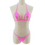 Cut-Out Micro Bikini Mini Badkläder Dam - Rosa