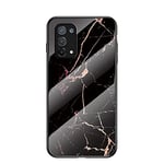 Hülle® Gradient Color Anti-Scratches Glass Case Compatible for OPPO A74 5G (5)