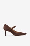 Lauren Ralph Lauren - Pumps Kidsuede-Lanette - Brun