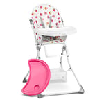 Chaise d'alimentation pour bébé - Chaises d'alimentation pour bébé et tout-petits - Chaise confortable avec plateau réglable amovible et sangle 5 points - Capacité de charge de 15 kg