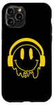 Coque pour iPhone 11 Pro Sourire jaune fondant drôle souriant visage dégoulinant mignon