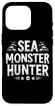 Coque pour iPhone 16 Pro Citation amusante de plongée Sea Monster Hunter