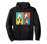 Dog Head Pop Art Colorful Dog Face Portrait Pop Art Dogs Tee Pullover Hoodie