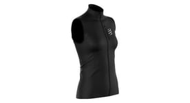 Gilet femme compressport hurricane windproof vest noir