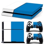 Kit De Autocollants Skin Decal Pour Console De Jeu Ps4 Corps Entier Mat Ps4 Manche Noir Et Blanc Mat, T1tn-Ps4-6607