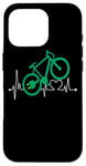 iPhone 16 Pro E-bike Heartbeat Funny Electric Bicycle Green Energy Case