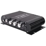 ST-838 Amplificateur HIFI 2.1 Canaux Voiture MP3 Mini Ampli EntréE AUX RéGlage des Basses Hautes et Basses Amplificateur Super Bass 20Wx2 + 40W