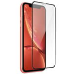 Film Écran iPhone XR Verre Trempé 9H Biseauté Transparent Bord noir