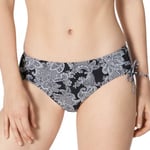 Triumph Charm Elegance Midi Bikini Brief Svart mønstret 38 Dame