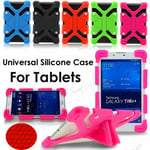 Kids Universal Silicone Stand Cover Case Holder For 7"-12" Android Tablet Ipad