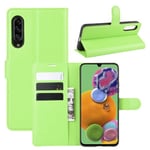 Galaxy A90 5G      Pu Wallet Case    [Green]