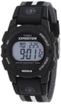 Expedition Timex Women's Quartz Strap Watch with LCD Dial Chronograph Display and Black Fabric and Canvas