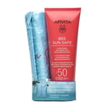 Apivita Bee Sun Safe Hydra Fresh Face & Body Milk SPF50&Gift Waterproof Swimsuit