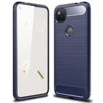 Google Pixel 4a 4G      Carbon Fibre Case    Navy