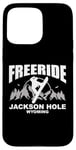 Coque pour iPhone 15 Pro Max Snowboard Freeride Jackson Hole Wyoming