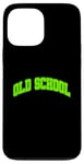 iPhone 13 Pro Max Green Graphic Old School Green Graphic Case