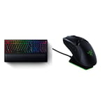 Razer BlackWidow V3 Pro Clavier USB + RF Wireless + Bluetooth QWERTY Anglais américain Noir & Viper Ultimate - Souris de Jeu sans Fil Esports (Souris de Jeu sans Fil ambidextre 69 g)