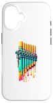 iPhone 16 Dripping Paint Pan Flute Instrument Pan Flautist Flutist Case