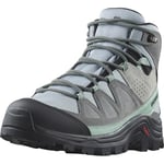 Salomon Quest Rove Gore-Tex Chaussures Imperméables d'extérieur pour Femme, Design spécial grande randonnée, Protection outdoor, Fiabilité et performance, Quarry, 41 1/3