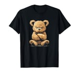 Awesome Teddy Bear with mad look for Man and Woman T-Shirt