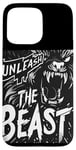 Coque pour iPhone 15 Pro Max Déclaration cool Unleash the Beast pour garçons et filles